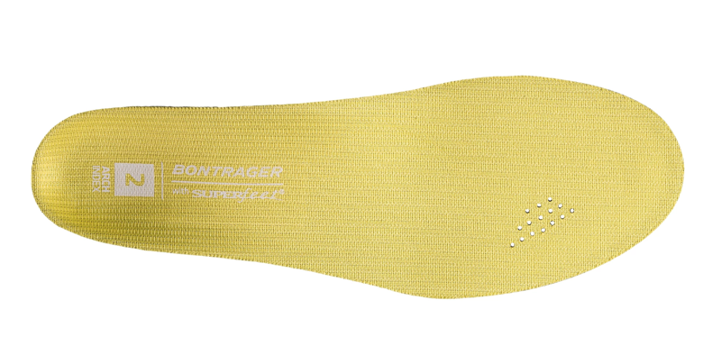 Bontrager inForm BioDynamic 42-43.5 Mid Arch Shoe Insole in Yellow-3